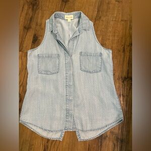 Cloth & Stone Light Blue Casual Shirt